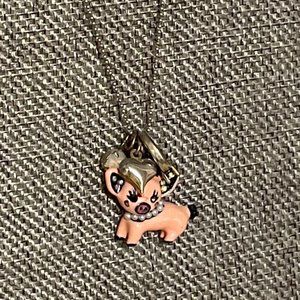 🐷Y2K Betsey Johnson Piggy Necklace🐷